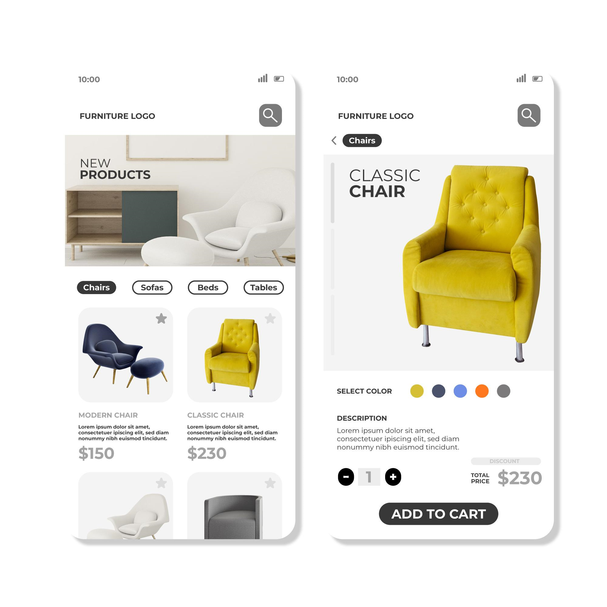 High-resolution product page